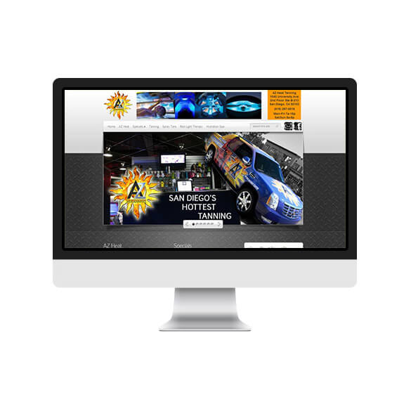 AZ Heat Tanning - San Diego Website Design CMS