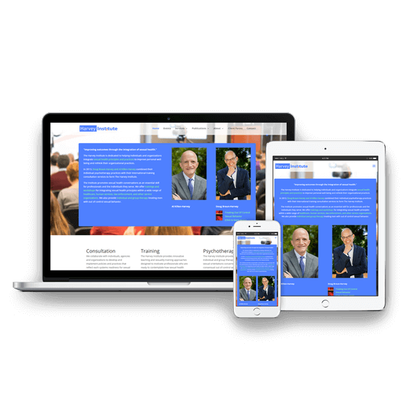 San Diego Web Design - The Harvey Institute Website Design