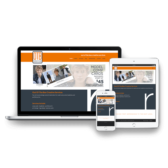 Out of the Box Creative Services - Website Design